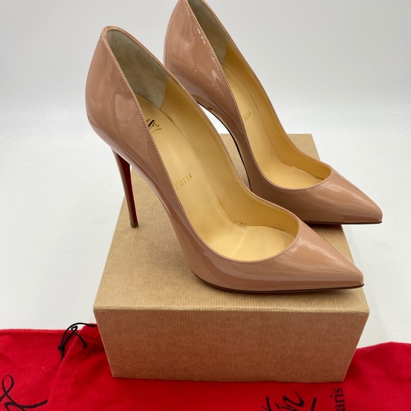Christian Louboutin so Kate 100 nude Patent size 38 made in Italy size 8 - Picture 1 of 9